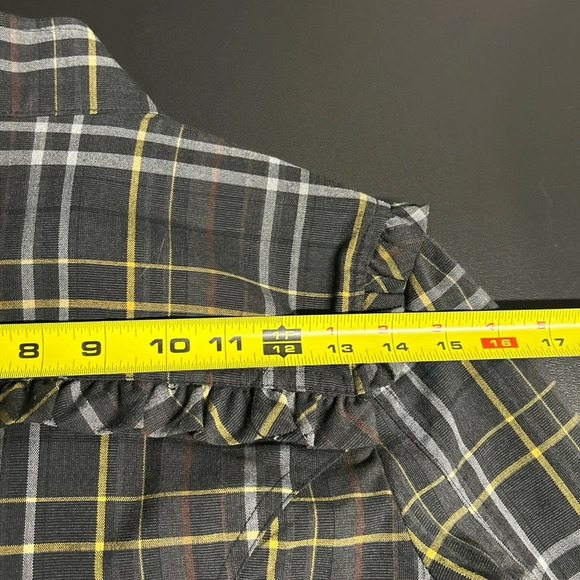 RAMPAGE‎ Double Breasted Gray Plaid Jacket Women's Small Punk Grunge Preppy - Picture 14 of 16